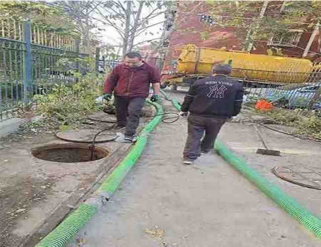 抽污水的流程