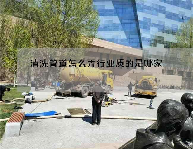 清洗管道怎么弄行业质的是哪家