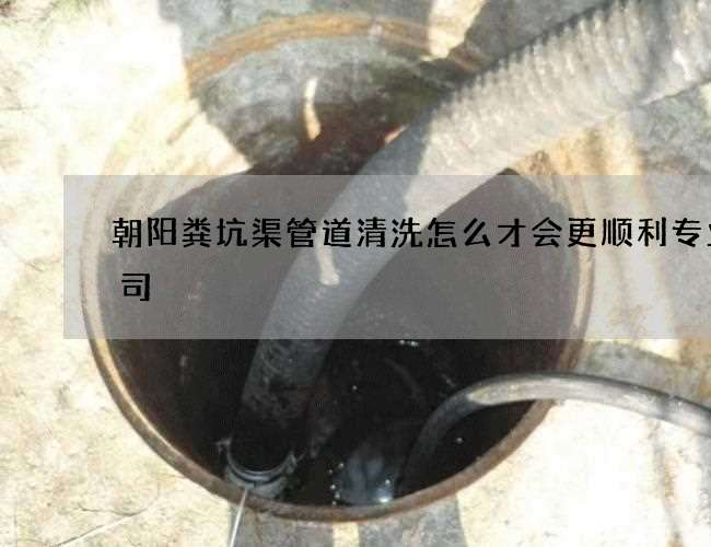 朝阳粪坑渠管道清洗怎么才会更顺利专业公司 朝阳粪坑渠管道清洗怎么才会更顺利专业公司