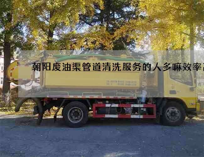 朝阳废油渠管道清洗服务的人多嘛效率高 朝阳废油渠管道清洗服务的人多嘛效率高