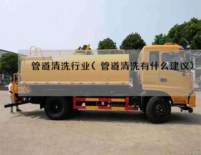 管道清洗行业(管道清洗有什么建议)