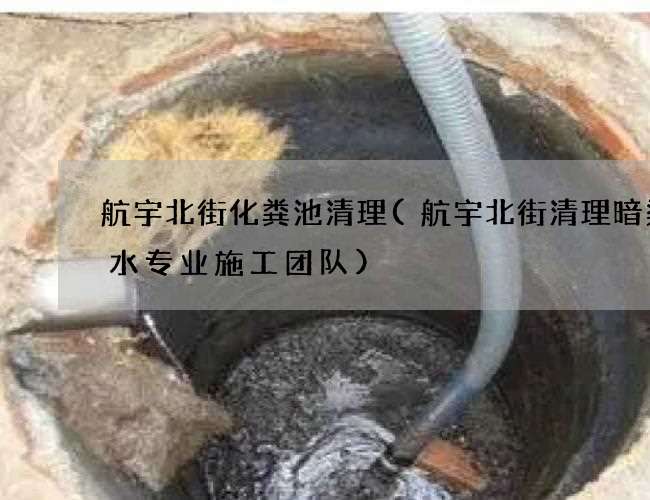 航宇北街化粪池清理(航宇北街清理暗渠废水专业施工团队)