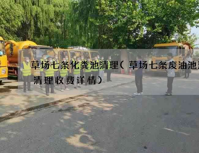 草场七条化粪池清理(草场七条废油池污水清理收费详情)