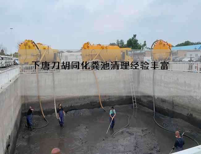 下唐刀胡同化粪池清理经验丰富