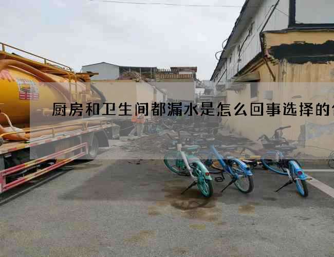 厨房和卫生间都漏水是怎么回事选择的优势