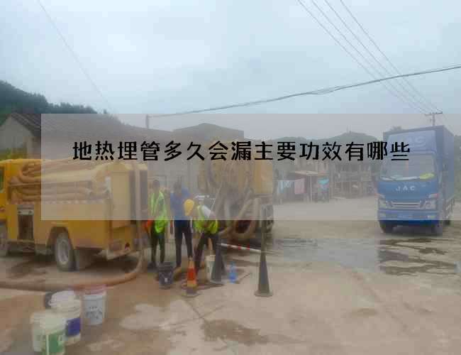 地热埋管多久会漏主要功效有哪些