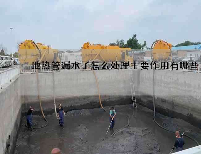 地热管漏水了怎么处理主要作用有哪些