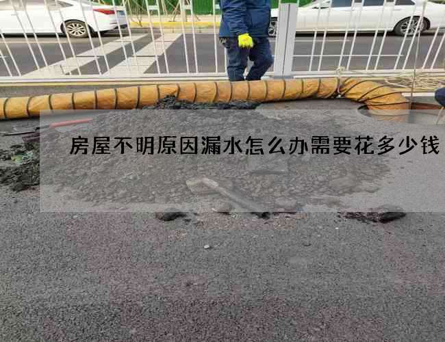 房屋不明原因漏水怎么办需要花多少钱