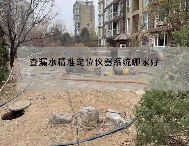 查漏水精准定位仪器系统哪家好