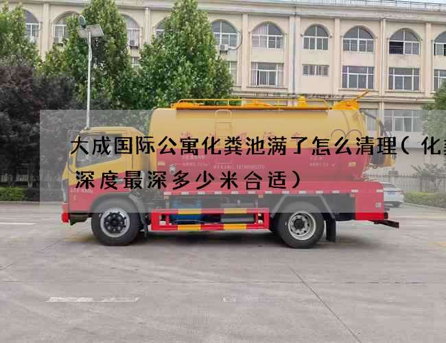 大成国际公寓化粪池满了怎么清理(化粪池深度最深多少米合适)