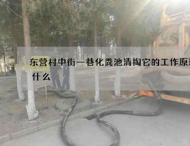 东营村中街一巷化粪池清掏它的工作原理是什么