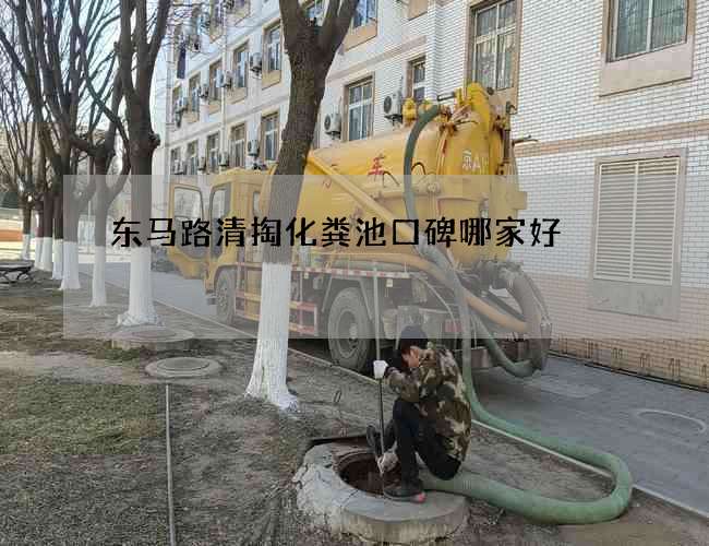 东马路清掏化粪池口碑哪家好
