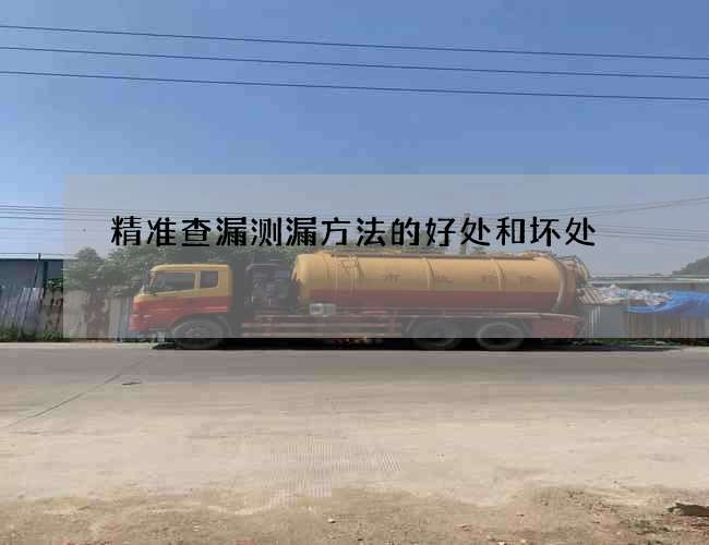 精准查漏测漏方法的好处和坏处