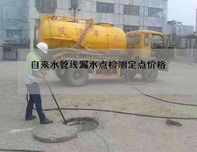 自来水管线漏水点检测定点价格