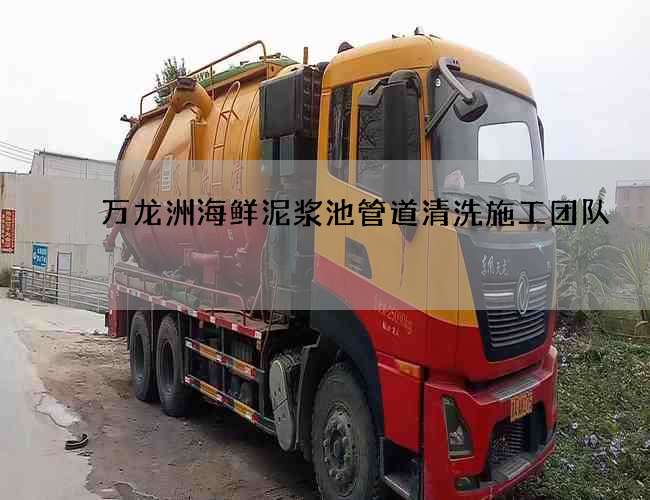 万龙洲海鲜泥浆池管道清洗施工团队