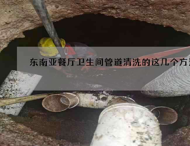 东南亚餐厅卫生间管道清洗的这几个方法来