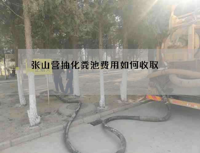 张山营抽化粪池费用如何收取