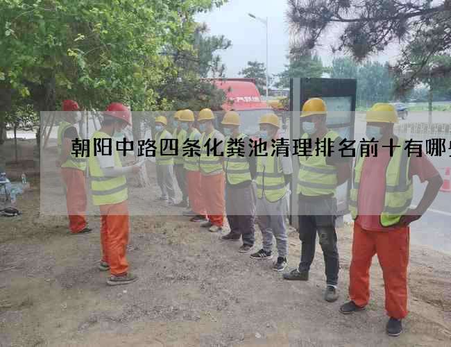 朝阳中路四条化粪池清理排名前十有哪些