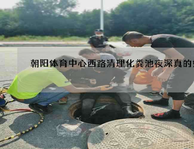 朝阳体育中心西路清理化粪池夜深真的好吗